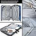 Coolife Luggage 3 Piece Set Suitcase Spinner Hardshell Lightweight