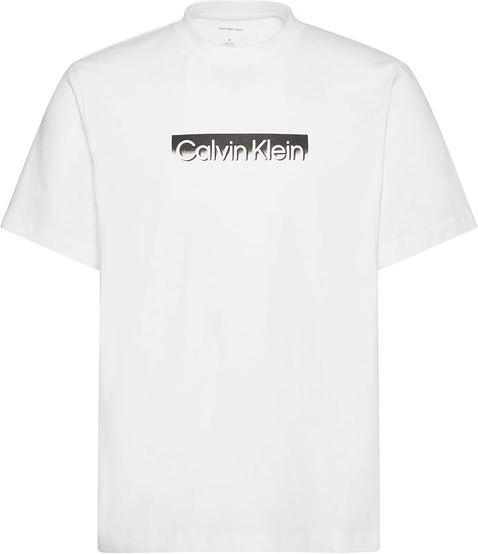 Herren T-Shirt Kurzarm Sportswear mit Rundhalsausschnitt, Weiß (Bright White), M