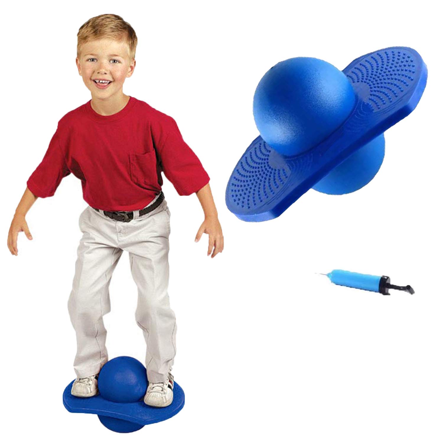 Pogo Ball Hopper,Jumping Bouncing Ball Space Hopper Balance Jump Ball Explosion-Proof Thicken Fitness Ball Exercise Bounce Space Ball Body Training Assistant for Losing Weight Coordination