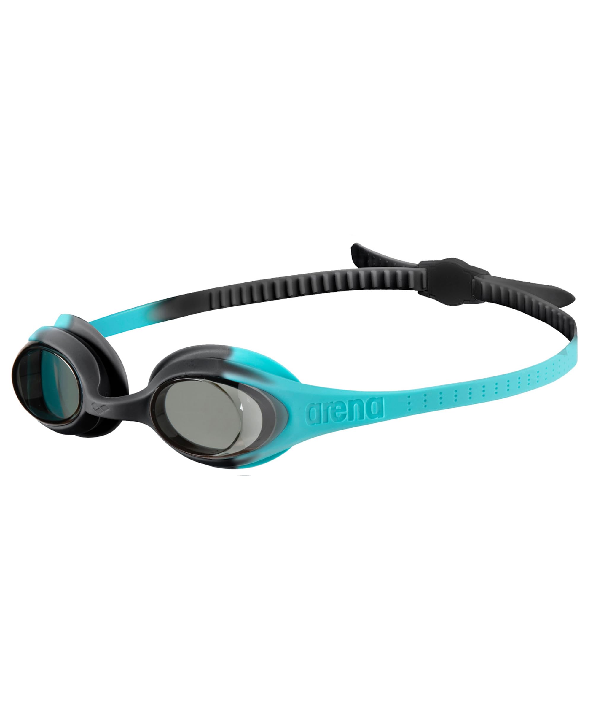 Photo 1 of ARENA Unisex Spider Kids Swim Goggles for Boys and Girls Ages 2 to 5, Anti-Fog Non-Mirror Lens, Easy to Use Strap No Leak Goggle, Smoke/Black/Mint
