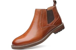 Arkbird Chelsea Ankle Boots for Men Genuine Leather Oxford Casual and Formal Dress Boot