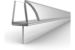 BASCO SHOWER DOOR Basco 1/4 inch Shower Door Sweep Door and Panel (3/4" x 38-3/8") (Infinity), Clear