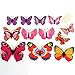2013newestseller 12pcs Colorful 3d Butterfly Sticker Art Design Decal Wall Stickers Home Room Decor