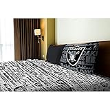 NFL Oakland Raiders Twin Bed Sheet Set Football Team Anthem Bedding Accessories