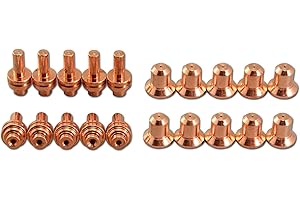 RIVERWELD Plasma Electrode Extended 020382 Nozzle Extended 120504 25Amp Fit PMax 350/380 PAC110 20pcs