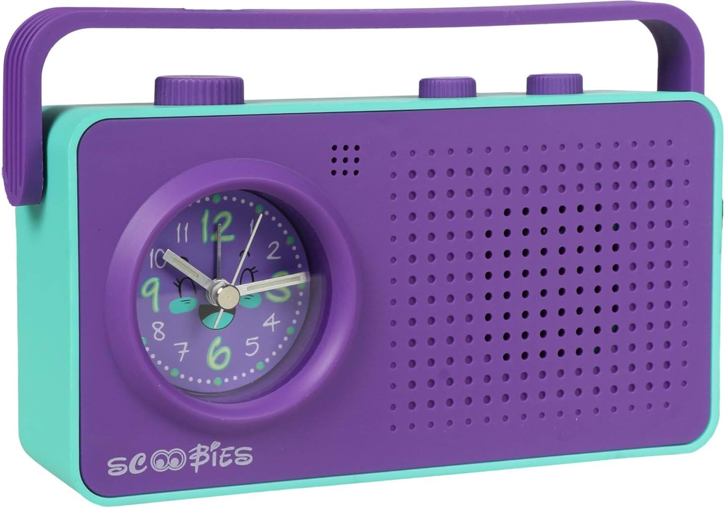 Scoobies Alarm Clock with Own Voice Recording Facility, Set As Alarm Whatever You Record Cute Colour: Blue Pink,for Any Age Group