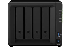 Synology DiskStation DS418 4-Bay NAS Enclosure, Quad-Core 1.4GHz, 2GB, No HDD