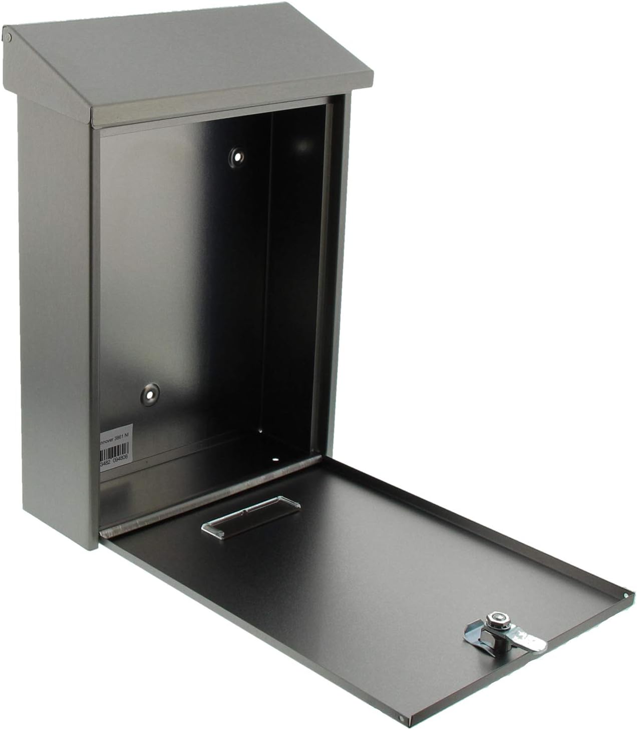 Hannover Letterbox 100 x 50 x 50 cm Stainless Steel, Silver - Image 5
