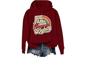 Big Fan of Humans Rights Sweatshirt Funny Retro Sweatshirt & Hoodie