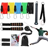 ENERACES Baseball Resistance Bands for Pitchers &ndash; Pro-Grade Arm Strength &amp; Pitching Bands