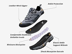CAMEL CROWN Women's Hiking Shoes Lightweight