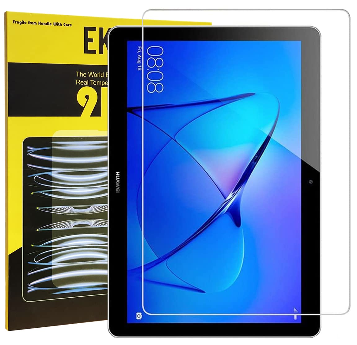 Huawei Tempered Glass - Premium Clear Screen Protectors for MediaPad T3 10 / T3 9.6 inch Tablet
