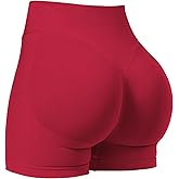 VOYJOY Women Workout Impact Shorts 2.5"/ 3.6"/ 4.5"/ 6" Scrunch Butt Lifting Gym Seamless Booty Biker Shorts