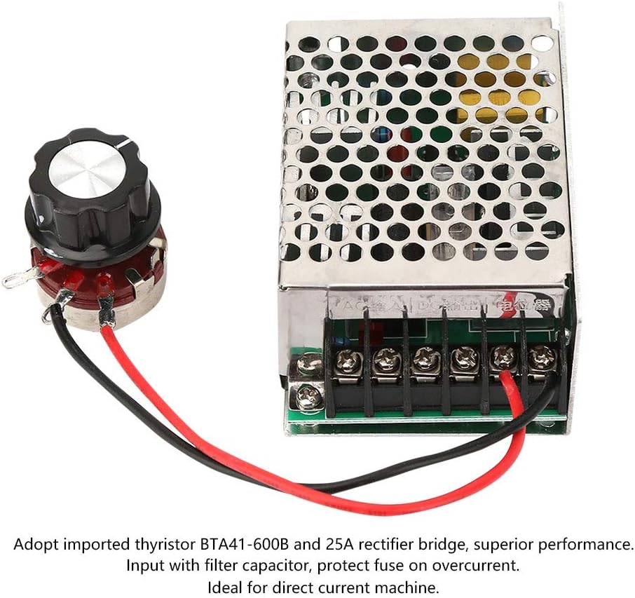 4KW DC Motor Speed Controller Switch Regulator Governor Single Phase 220V - Image 4