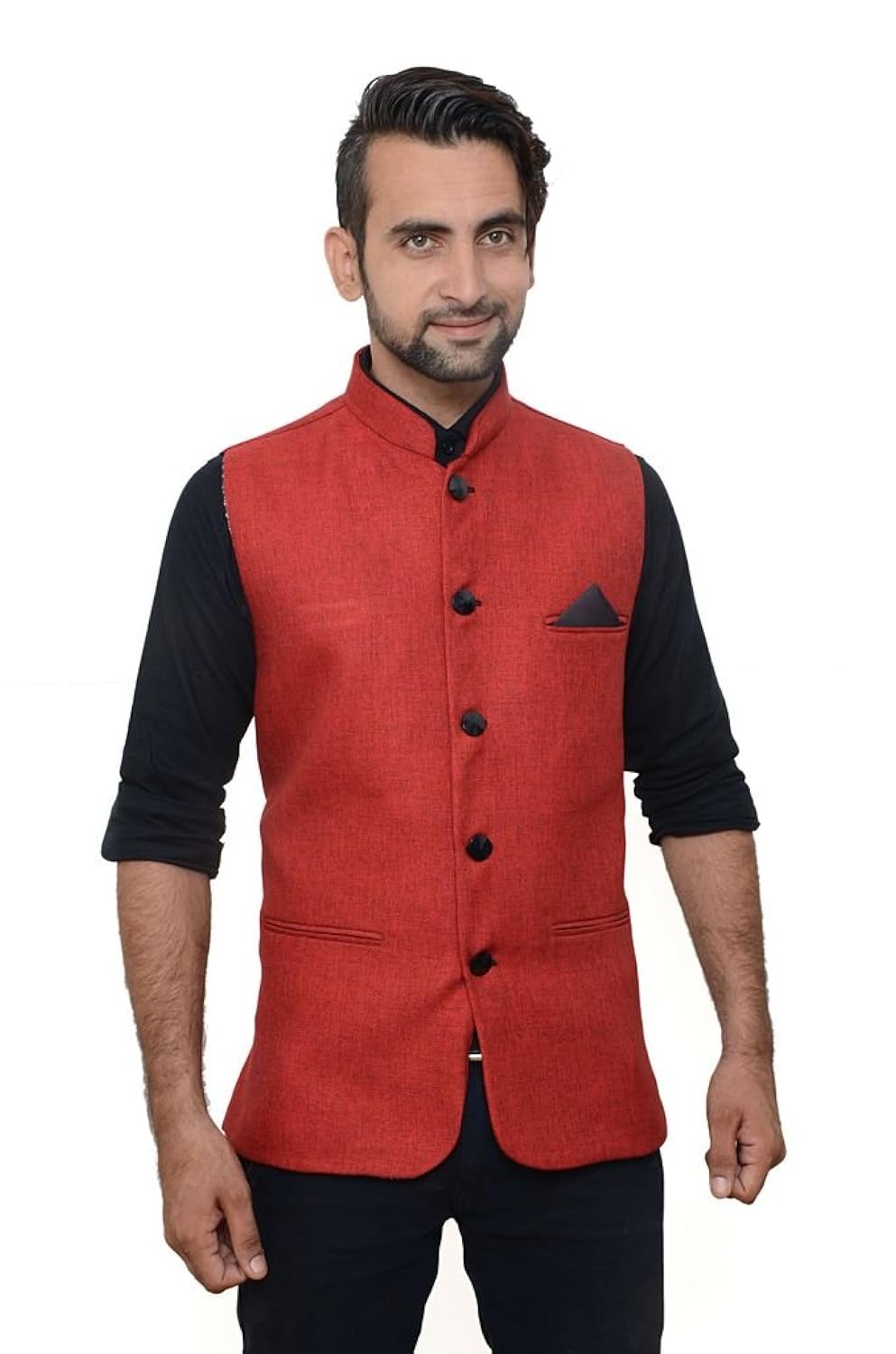 hartmann men's woven jackets_red