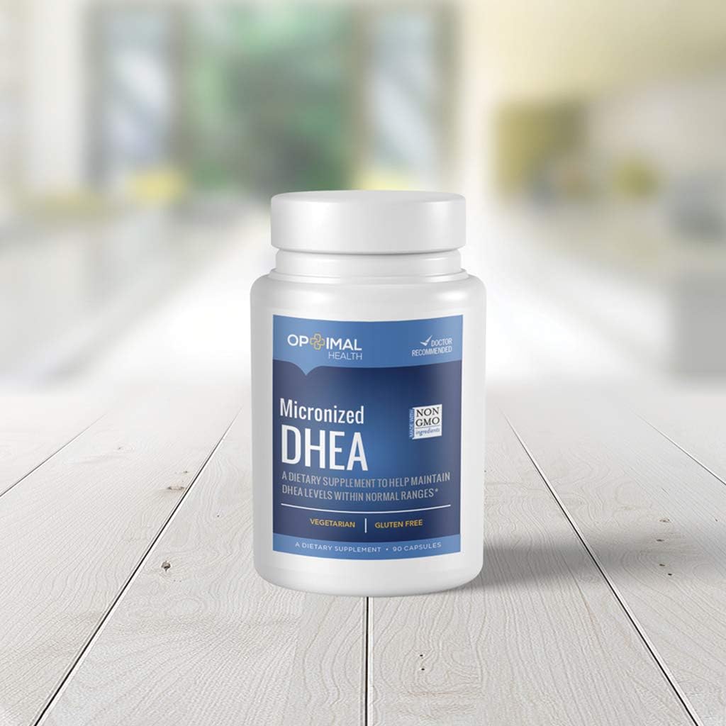 Optimal DHEA (Dehydroepiandrosterone) 25mg Micronized for Increased