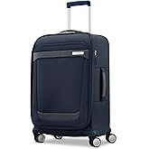 Samsonite Elevation Plus 22-Inch Carry-On - Expandable Softside Spinner Luggage - Midnight Blue