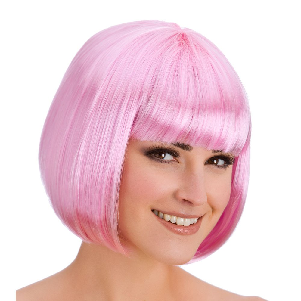 pink 60s wig