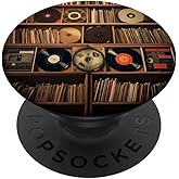 Vinyl Record Player Vinyl Collector Retro Music Lover PopSockets Adhesive PopGrip