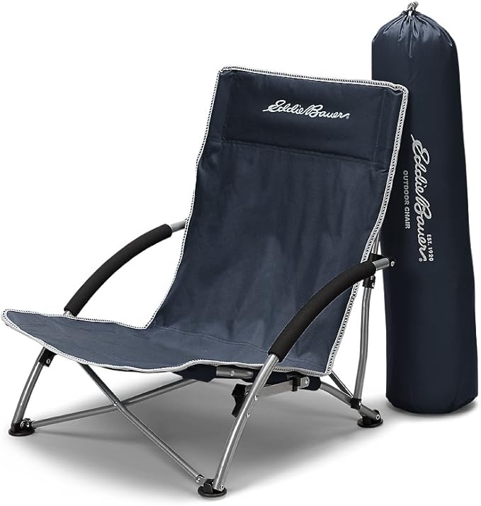 Eddie Bauer UnisexAdult Camp Chair Low, Navy ONESZE Automotive