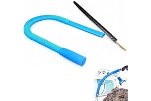 Upgraded Dryer Vent Cleaner Kit - 31.5" Flexible Dryer Lint Vac Attachment, Universal Fit for Most Vacuum Cleaners, Deep Clea