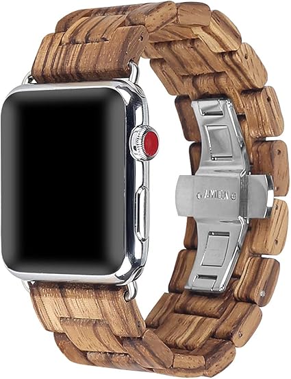 wood apple watch band 44mm