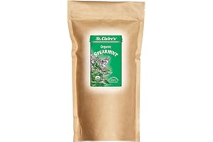 ST. CLAIRE'S ORGANICS St. Claire's Organic Breath Mints (Spearmint, 27 Ounce Refill Bag, over 800 pieces) | Gluten-Free, Vegan, GMO-Free, Plant-based, Allergen-Free | Made in our Allergen-Free facility
