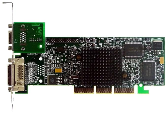 Matrox AGP Grafikkarte G550 G55+ MDHA32DB VGA+DVi, 32MB, VGA+DVI, NEUW. BULK