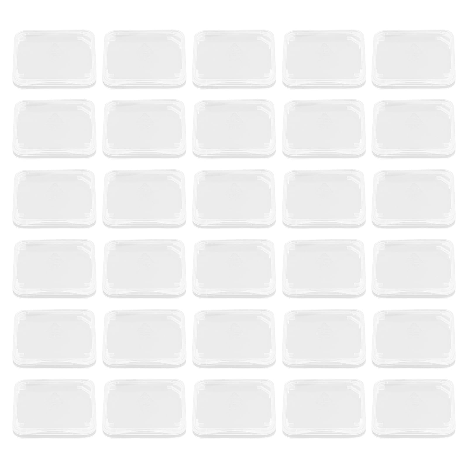 Hemobllo Transparent Card Storage Box Protective Memory Holder for 100 Cards Compact Plastic Case Portable Organizer for Travel and Daily Use