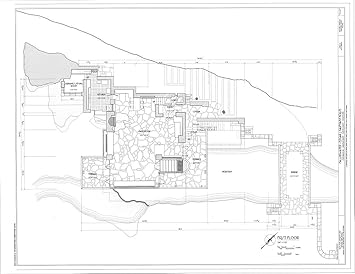 Amazon Com Historic Pictoric Blueprint Diagram First Floor Plan