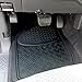 U.A.A. Inc. Heavy Duty MT-9024 Rubber Floor Mats Universal Car Truck SUV (Black)
