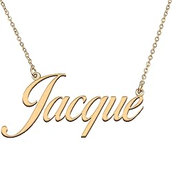 HUAN XUN Customized Custom Simple Any Name Necklace