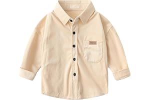 Toddler 4t Jacket Boys Autumn Long Sleeve Solid Color Corduroy Shirt Fashion Long Sleeve Jacket Coats Girls