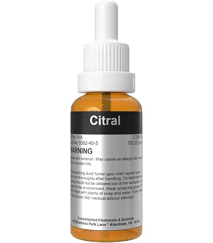 Amazon.com: Citral - High Purity Aroma Compound | Dropper Included
