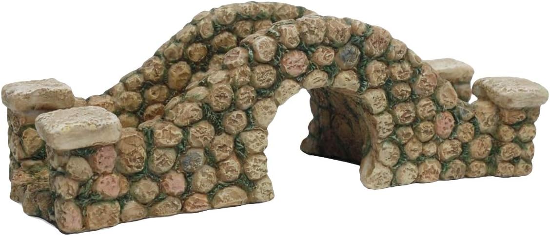 TG,LLC Treasure Gurus Miniature Stone Bridge Fairy Garden Decor Dollhouse Ornament Accessory