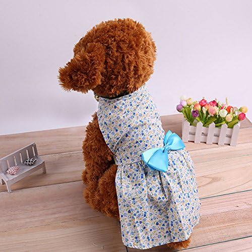 豪華 洋服 散歩 オシャレ 小型犬 犬の服 シューズ バッグ チュチュ B07wvqk6yd 愛猫 カート 正規品送料無料 愛猫 100 品質保証 ペット服 ドレス 丸首 チワワ B07wvqk6yd 女の子 新作製品 世界最高品質人気 激安超特価 安い 仮装 春夏秋 ウェア フローラル 中型犬