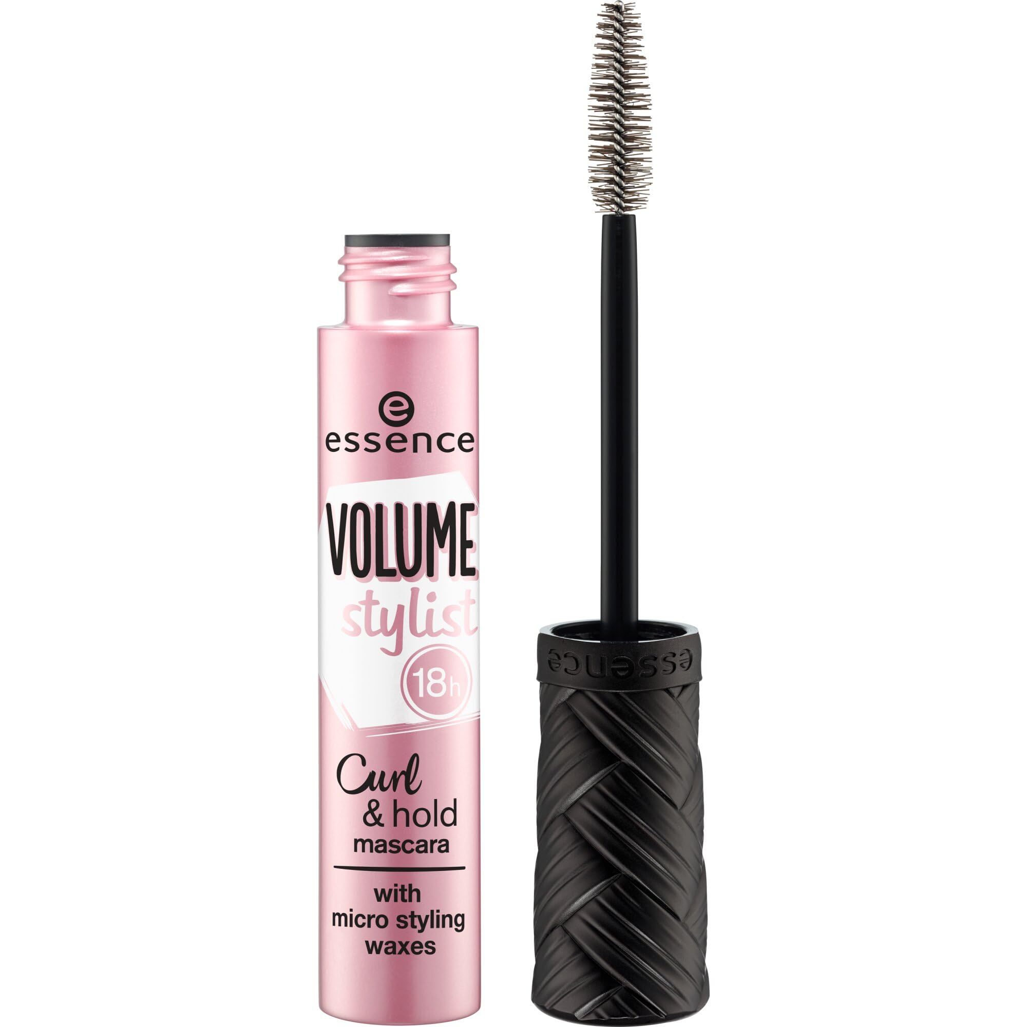 ESSENCE MÁSCARA VOLUME STYLIST 18 H CURL & HOLD BLACK 12 ML