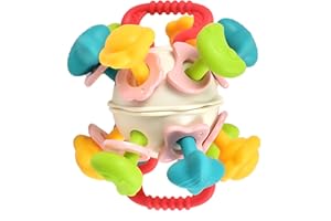 Tuko Baby Toys 6-12-18 Months Baby Montessori Toys for Toddlers Sensory Toys Silicone Pull String Toys (6035)