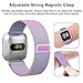 SWEES Metal Bands Compatible Fitbit Versa Smart Watch, Milanese Loop Stainless Steel Metal Replacement Accessories Small Large for Women Men, Black, Champagne, Colorful, Rose Gold, Silver, Grey
