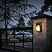 CINOTON Solar Lights,Path Dancing Flame Lighting Waterproof Dusk to Dawn Flickering Outdoor Waterproof Fence Garden Wall Lights (2 Pack)