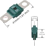 BOJACK 40A Midi High Current Fuse Bolt-on 40 Amp Car Truck Bus Pack of 3 view 3