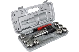 ER-40 Chuck Shank #40 NMTB Taper 10Pcs Spring Collet Chuck Tool Holder with Box Fit for CNC Engraving Machine and Milling Lat
