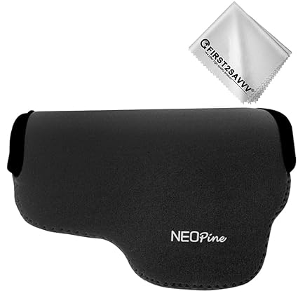 First2savvv Negro Funda Cámara Reflex Neopreno Protectora para ...
