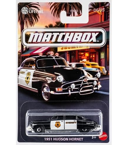 Amazon.com: Matchbox '59 Dodge Coronet Police Car MBX Countryside