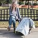 Kids N’ Such Peekaboo Baby Car Seat Cover Car Seat Canopy & Nursing Cover, Chevron/Hot Pink Minky