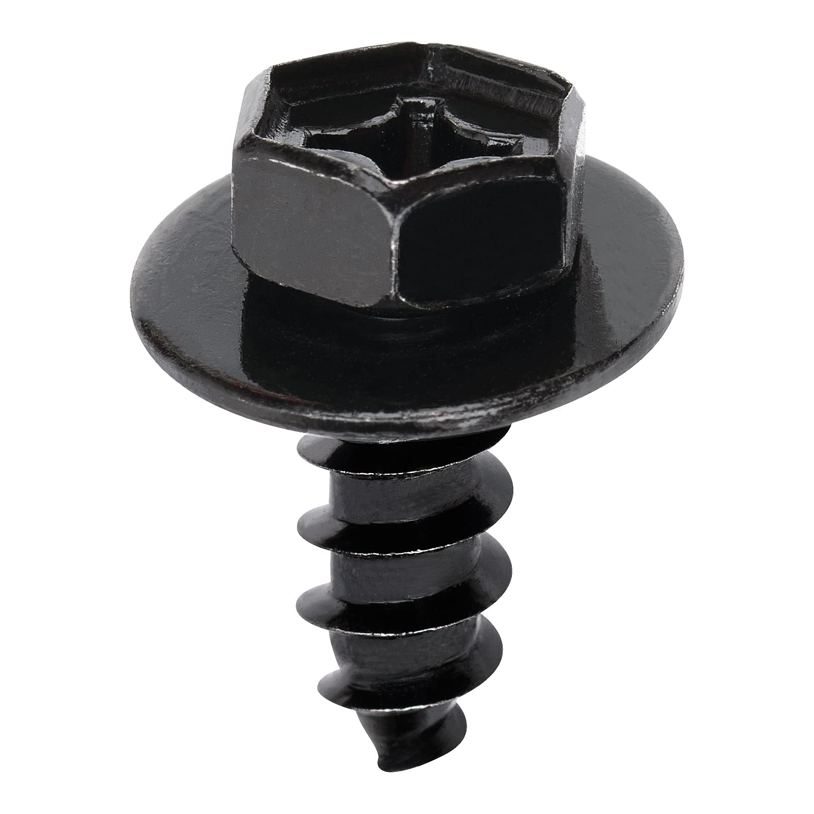 Photo 1 of OAUTOO 25PCS M6.3-2.5x15.5mm Bumper Cover Splash Shield Mud Guard Screw for Toyota 90159-60603