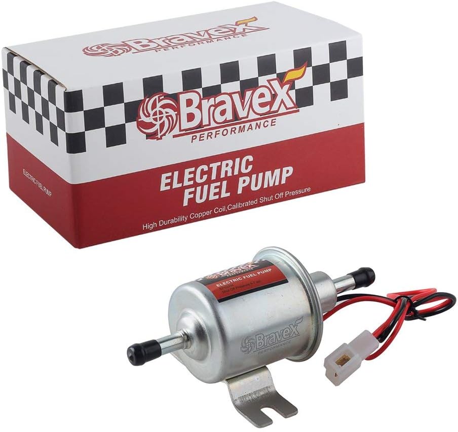 E8012S Universal Electric Fuel Pump Low Pressure 5-9 PSI 12V w/Installation Kit: Automotive