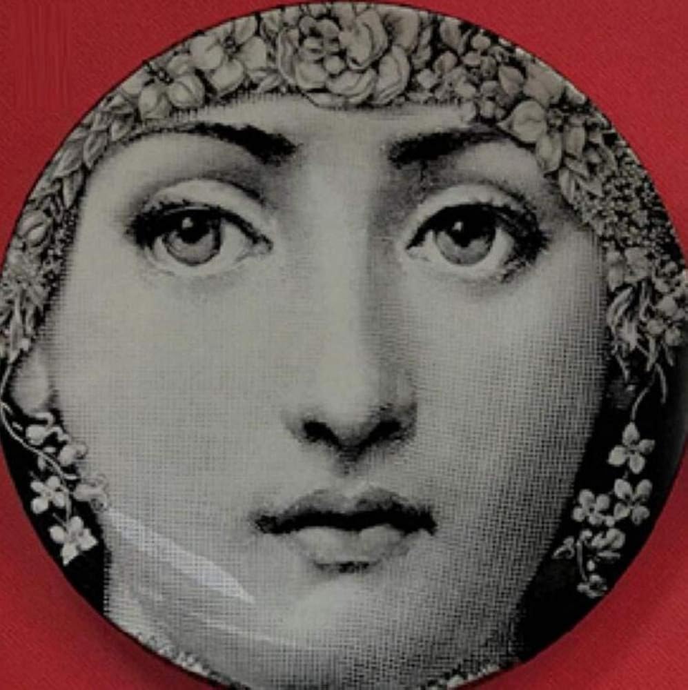 suluxin Bandeja De Cerámica para Manualidades Fornasetti Decorativo