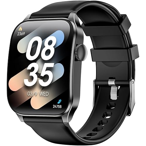 Smart Watch for Men Women Answer/Make Calls,1.91" HD Curved Screen Fitness Watch with Heart Rate/Sleep Monitor,Step Counter,120+ Sports Activity Trackers,IP67 Waterproof Smartwatch for Android iOS