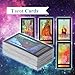 78Pcs/Set Shiny Tarot Cards Beautiful Rider Waite Tarot Future Telling Game Cards Set for Beginner Board Game (English Edition)